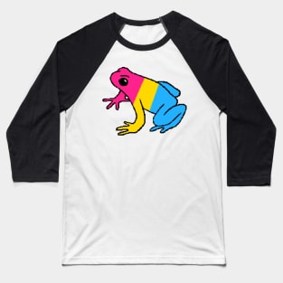 Pixel Pansexual Frog Baseball T-Shirt